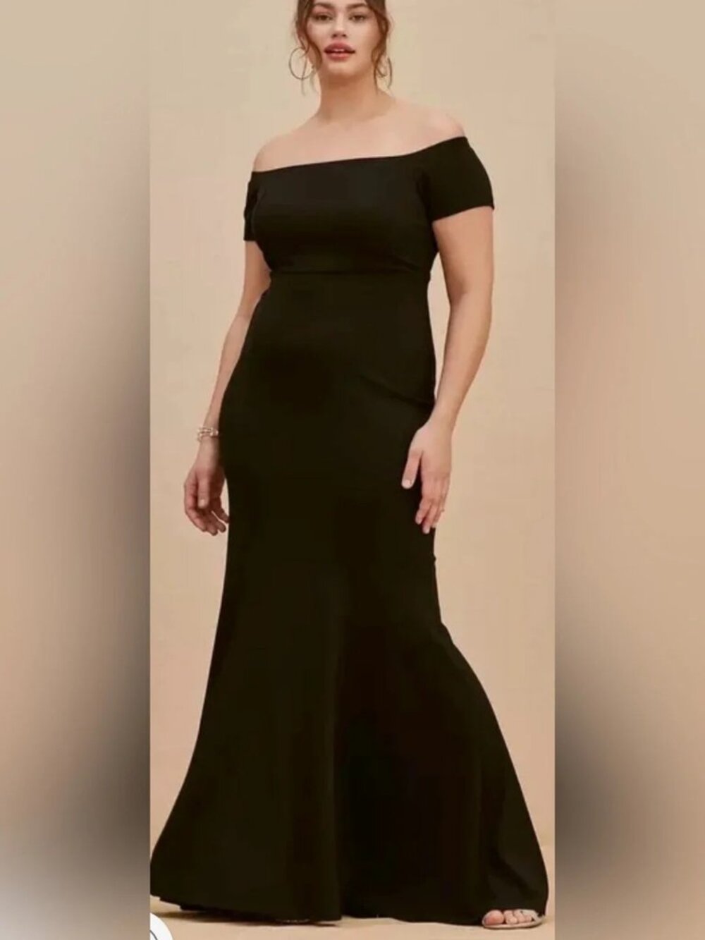 Torrid Black Formal Jersey Dress INV# 21